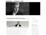 David Lynch et la Méditation Transcendantale