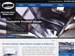 Exhaust Canopies - Melbourne Canopy Manufacturers - Melbourne