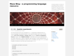 Meox Blog 8211; a programming language resource | La teoria è quando si sa tutto ma non funziona