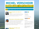 Michel Verschoor | gt; gt; gt; GroenBlauwe copy content lt; lt; lt;