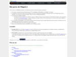 Page principale - Site de Miguel J