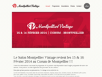 Salon Montpellier Vintage 2014 - 15 et 16 Février - Corum