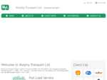 Murphy Transport Ltd, Licensed Hauliers, Cork, Ireland