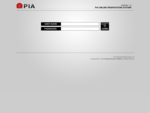 PIA Online Reservation Login