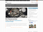 CO Nanocenter | center odličnosti | nanotehnologija