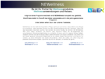 Startseite von NEWellness, Ihrer Seite für Wellness im Internet