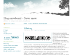Blog snowboard – News snow