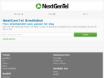 NextGenTel - bredbånd, TV og telefon