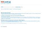 NsLookup. co. il- A free DNS lookup tool by LiveDns Ltd