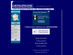 Orthophonie pour tous. Le Site internet gratuit pour l'orthophoniste et l'etudiant en orthophonie.