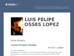 Luis Felipe Osses Lopez's VisualCV - Luis Felipe Osses Lopez