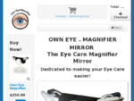 Own Eye Magnifier mirror for all eye care, magnifying ingrown eyelashes, inserting contact lenses,