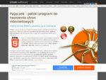 Pajączek 5 - polski program edytor do tworzenia stron WWW. Wsparcie dla HTML 5, CSS, PHP, JS, b