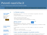 Patenti Nautiche - Informazioni Patente Nautica