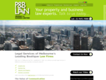 PB Law Legal Services in Melbourne. St. Kilda Road solicitors specialising in Property Law, Bu
