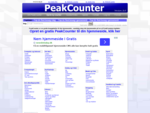 PeakCounter - Gratis tæller og topliste - Besøgstæller til din hjemmeside