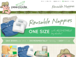 Pea Pods Reusable Modern Cloth Nappies - save a small fortune and a small planet