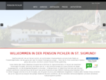 Pension Pichler** - I-39030 St. SigmundKiens - Familie Pichler Alfred