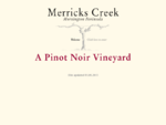 Merricks Creek Wines - Mornington Peninsula