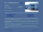 P. I. V. Australia Pty Ltd | Industrial Gearbox Sales, Service, Repairs, and Genuine Spare Par