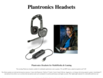 Plantronics Headsets | Plantronics Wireless Headsets for Office, USB Gaming Headsets from Plantron