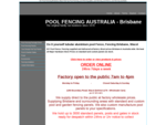 Pool Fencing Australia's online store, Brisbane