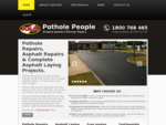Pothole People Asphalt Bitumen Repairs - Home