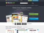 PrestaShop - Crea un negozio online con PrestaShop, Software e-commerce Open-source