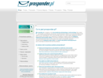 Prosponder. pl - wielokrotny autoresponder i system newsletterów - profesjonalny e-mail marketing z