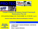 Pro-tec Carpet Cleaning Brisbane for steam cleaners, Blind cleaning and Restoration servicing com