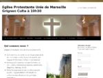 Eglise protestante reformée Grignan Marseille culte