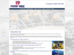 Pump Hire Ltd for cost effective pump rental solutions