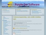 Contract programming for web sites, mobile and desktop applications | Purple Oar Software