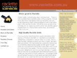 Raclette Grills from Raclette Australia