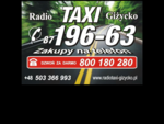 Stowarzyszenie Radio Taxi GiĹźycko - zamawianie taksĂłwki, tanie taxi, zakupy na telefon, taksĂłw