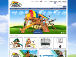 Rainbow Play Systems of Switzerland | Online Shop for Outdoor Play Sets, Swing Sets, springfree T