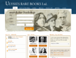 Home raquo; Ulysses Rare Books raquo; Antiquarian and rare book dealer based in Dublin, Ireland