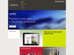 Reactive - Digital agency Web design - Melbourne, Sydney, London, Auckland, New York