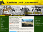 Realities Cold Cast Bronze, bronze equestrian horse sculptures 171; Realities Cold Cast Bronze