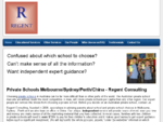 Private Schools Melbourne, Sydney and Perth - Regent Consulting