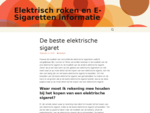 Elektrisch roken en E-Sigaretten informatie |