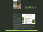 rideklub. dk - webløsninger til rideklubber - databaser - totalløsninger