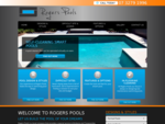 Swimming pool construction in Brisbane - Rogers Pools for luxury pool installation