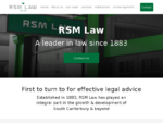 RSM Law | First to turn to for professional legal advice