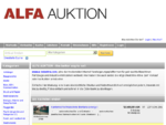 Startseite | ALFA AUKTION GmbH