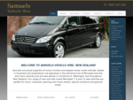 Samuels Luxury Vehicle Hire, Mercedes Minivan and Car Rental Auckland