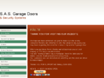 S. A. S. Garage Doors Security Systems