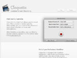 Claquette - A Lossless Screen Recorder for Mac OS X