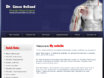 Dr. Simon Holland, Orthopaedic Shoulder Elbow Surgeon - Arthroscopy, Arthritis Surgery, Melbourn
