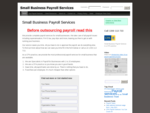 Small Business Payroll Services - payroll outsourcing, software services
